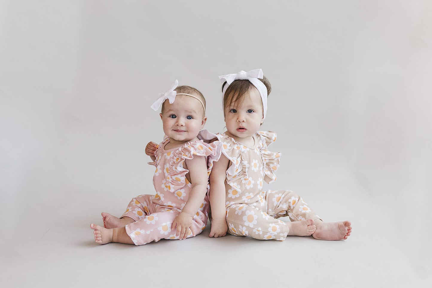 Daisy Flutter Jumpsuit | Latte