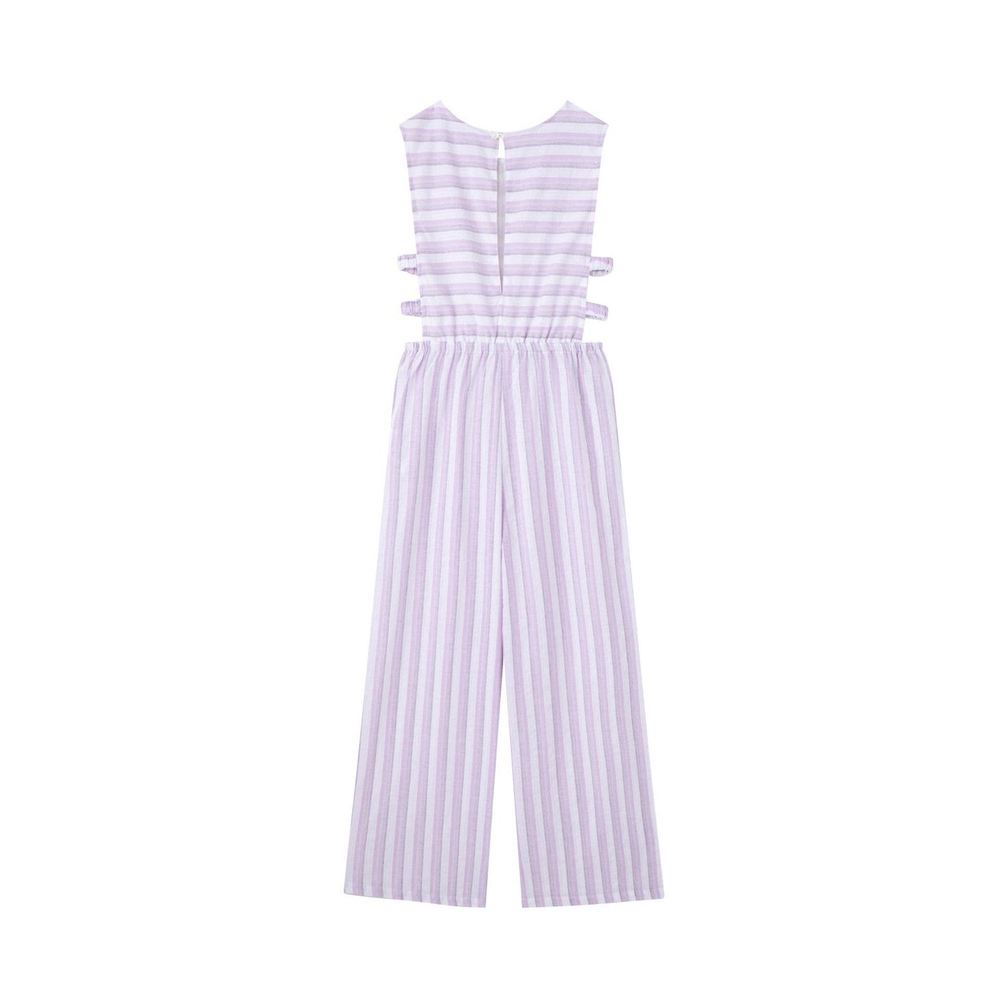Striped jumpsuit for girls