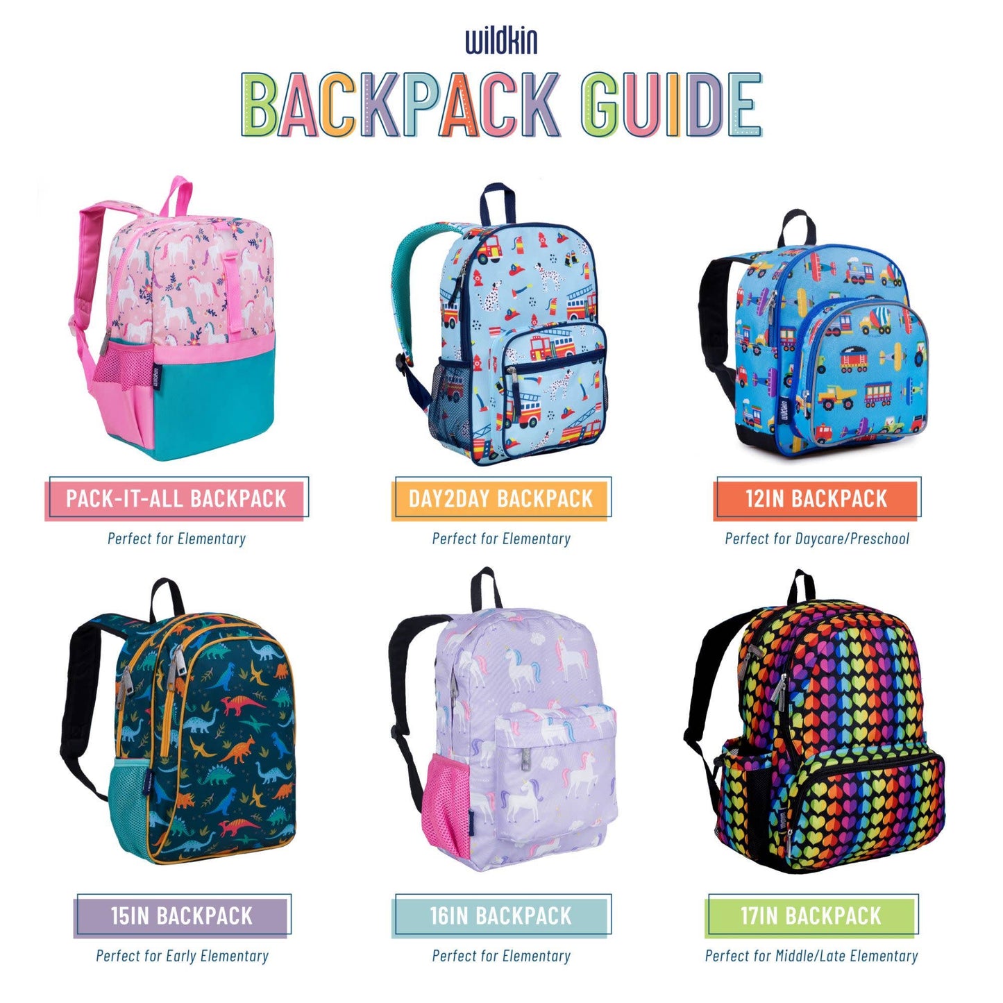 Wildflower Bloom 16 Inch Backpack