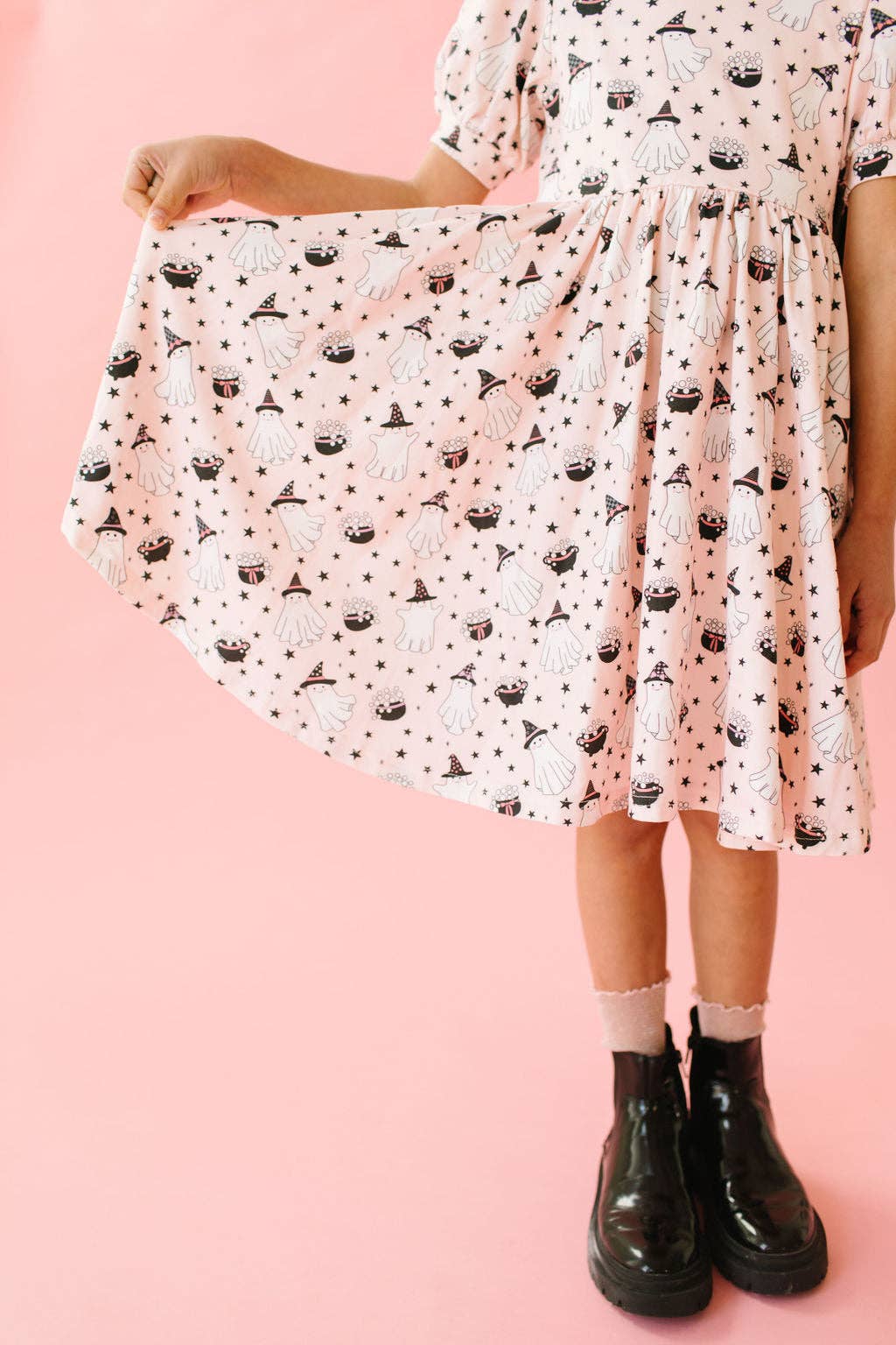 Puff Dress in Pink Cauldron Preorder