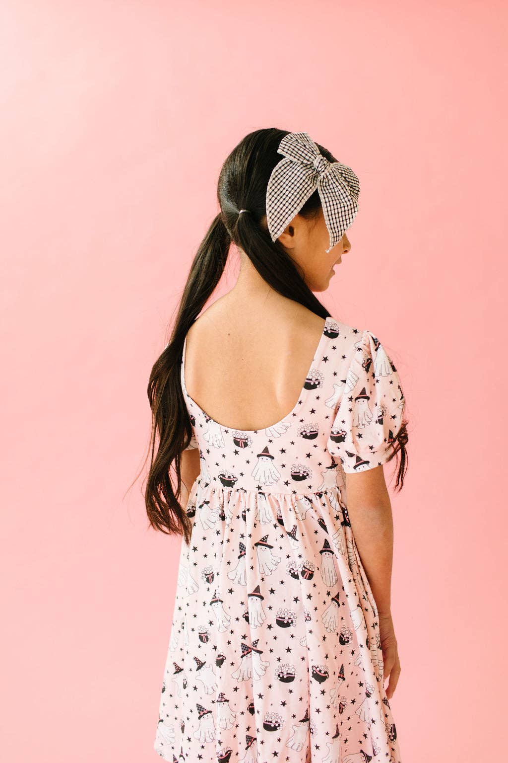 Puff Dress in Pink Cauldron Preorder