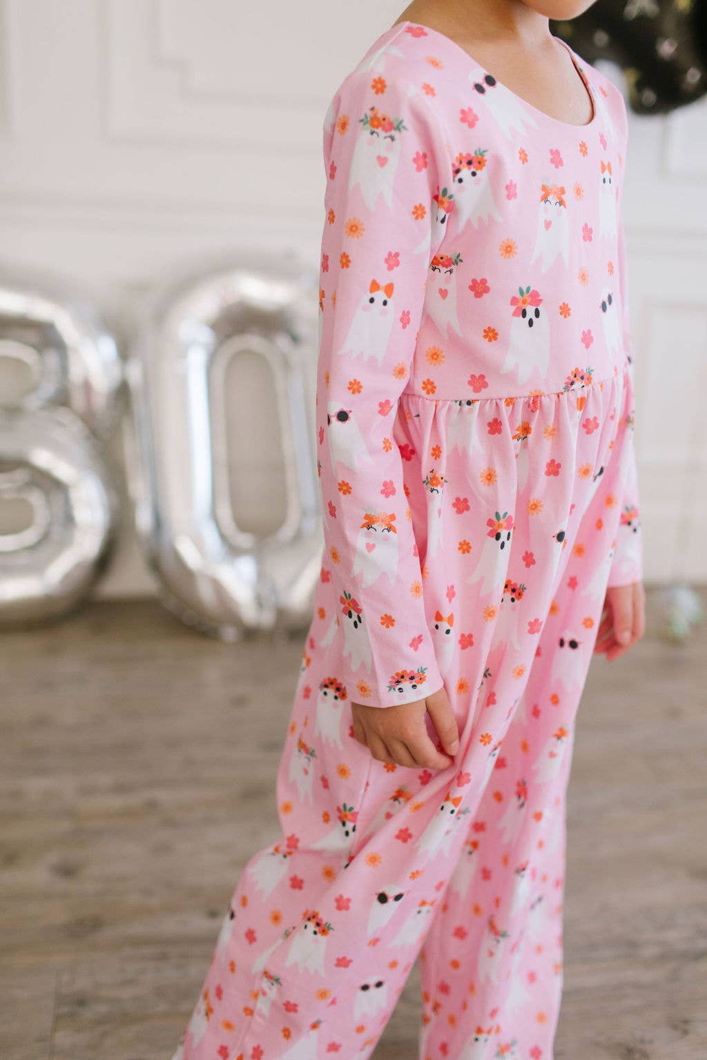 Floral Ghost Romper