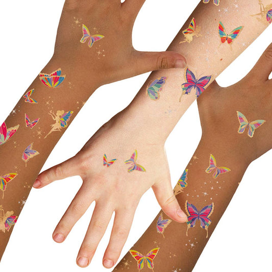 BUTTERFLY GARDEN | Kids butterfly party temporary tattoos