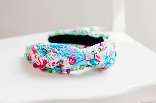 Beaded Headband - Crystal Cove