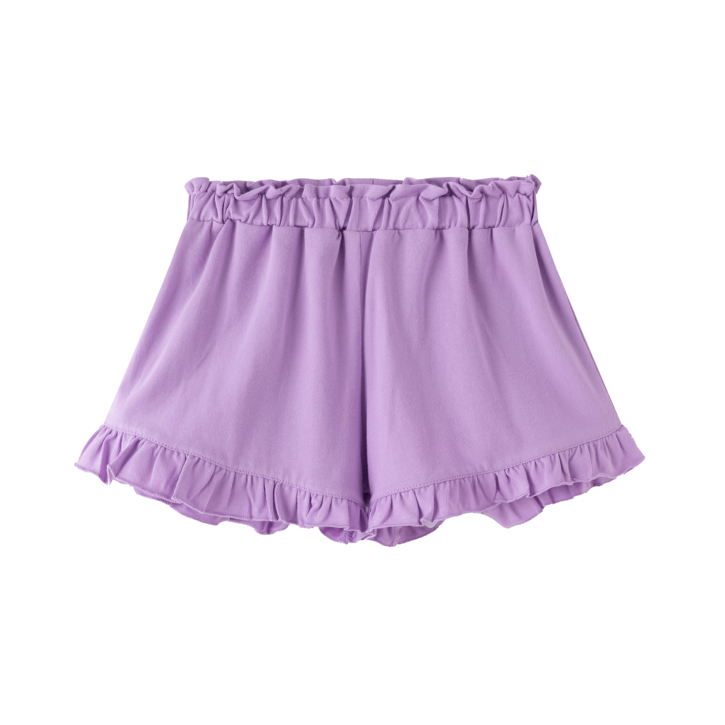 Girls' plain short with frill