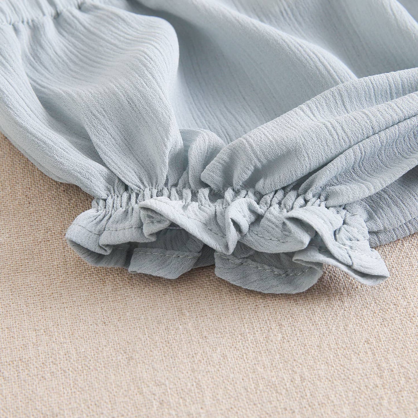 Baby girl dress with aquamarine briefs ceremony