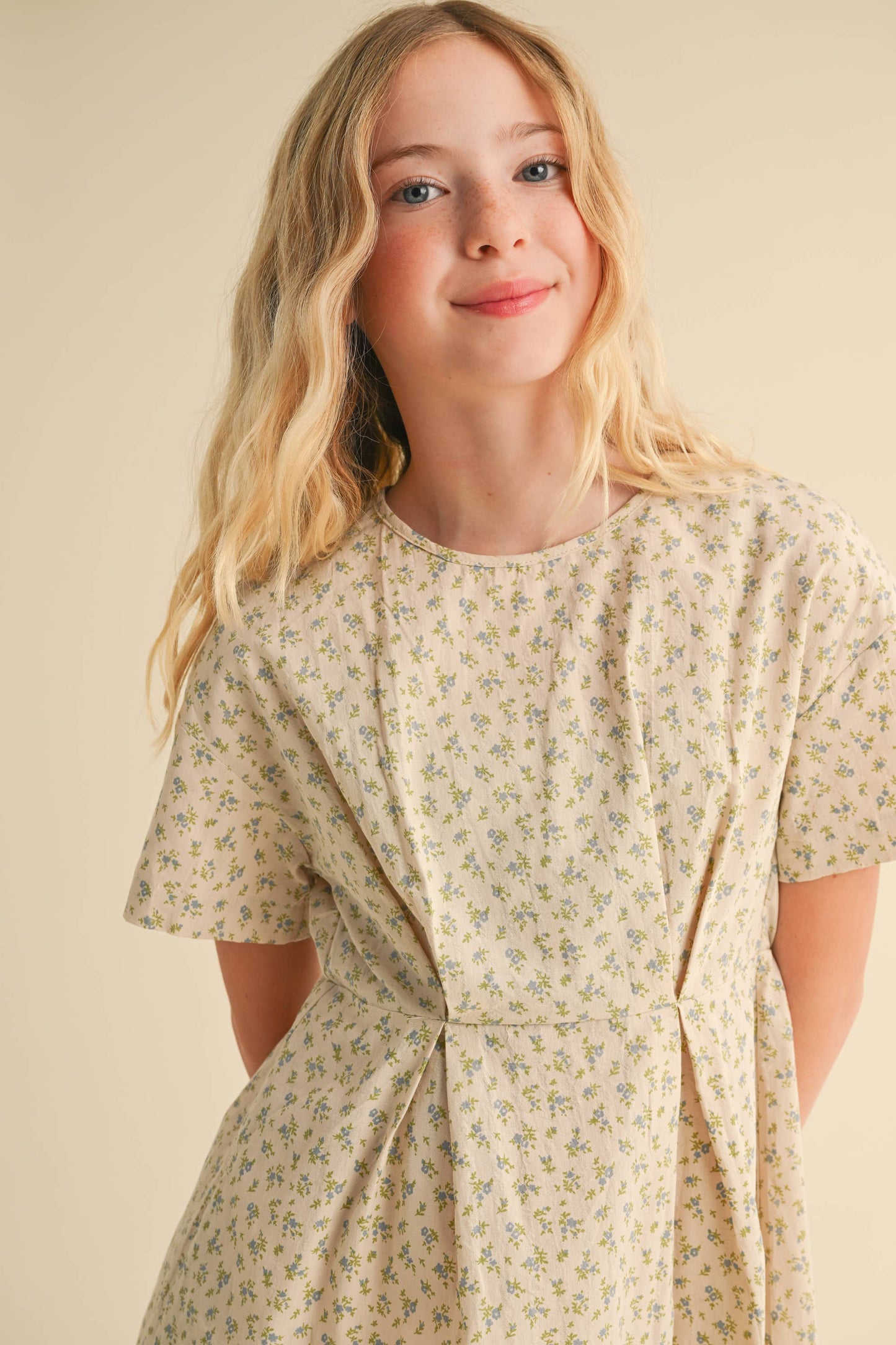 DROP SHOULDER DRESS