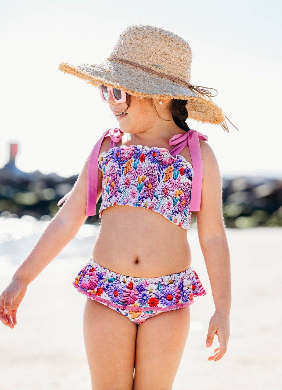Waverly Shirred Swimsuit - Soleil Azteca
