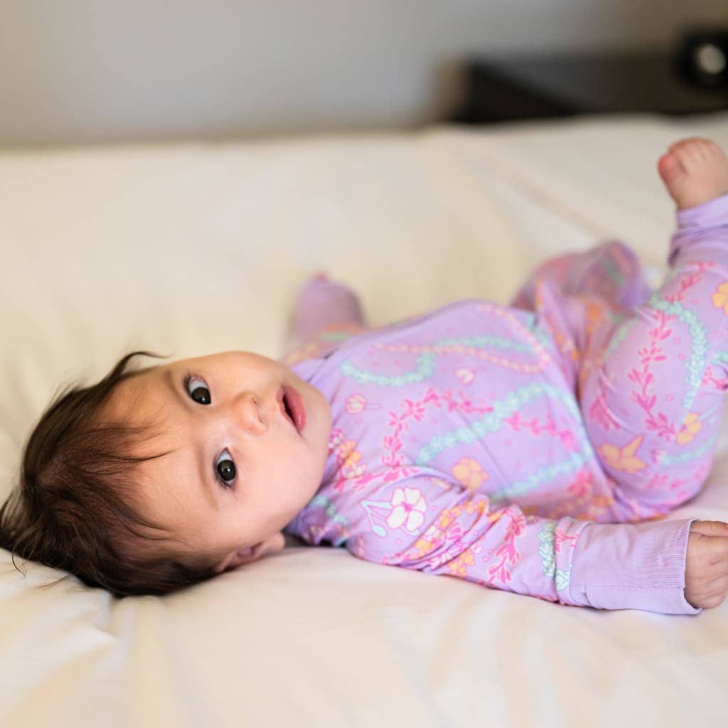 Lei Day Baby Bamboo Coverall