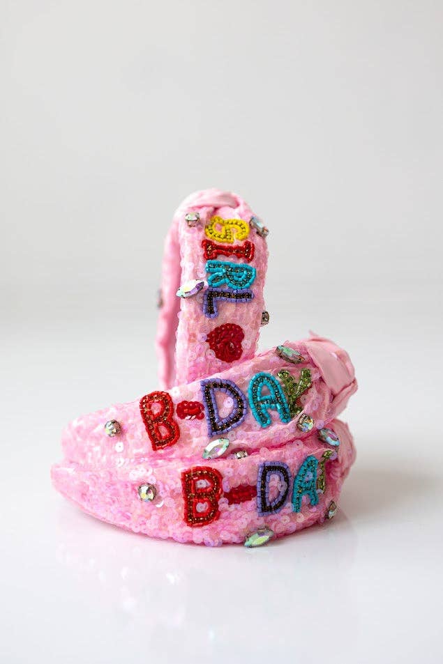 Beaded Headband - Birthday Girl