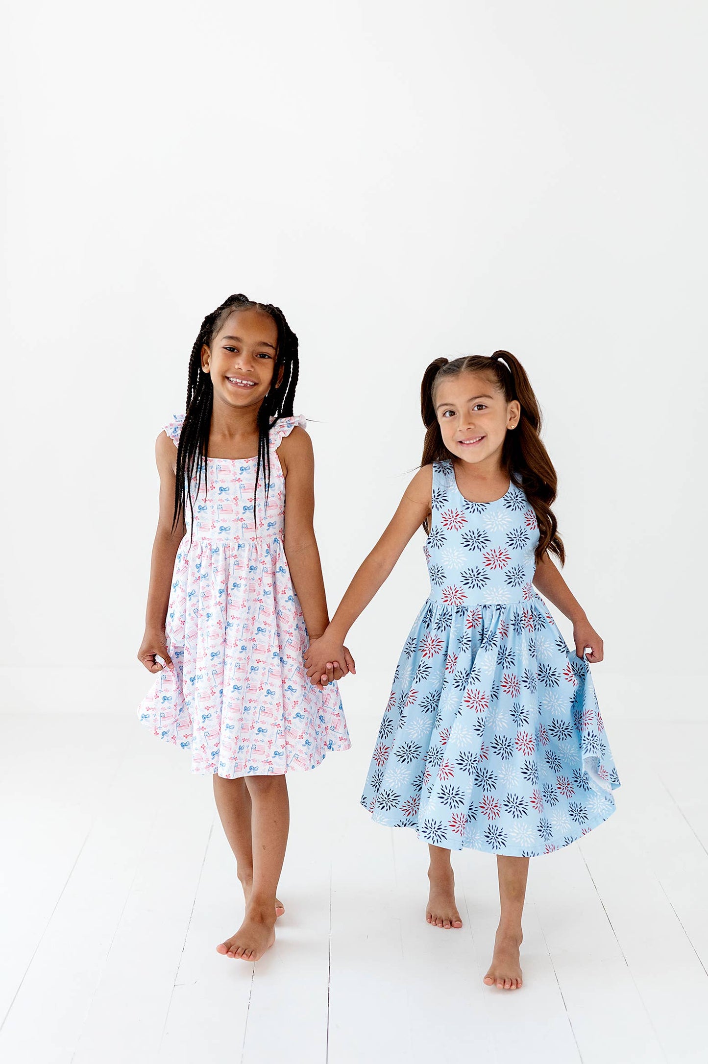 Charlotte Dress in Firework | Pocket Twirl Dress | July 4th