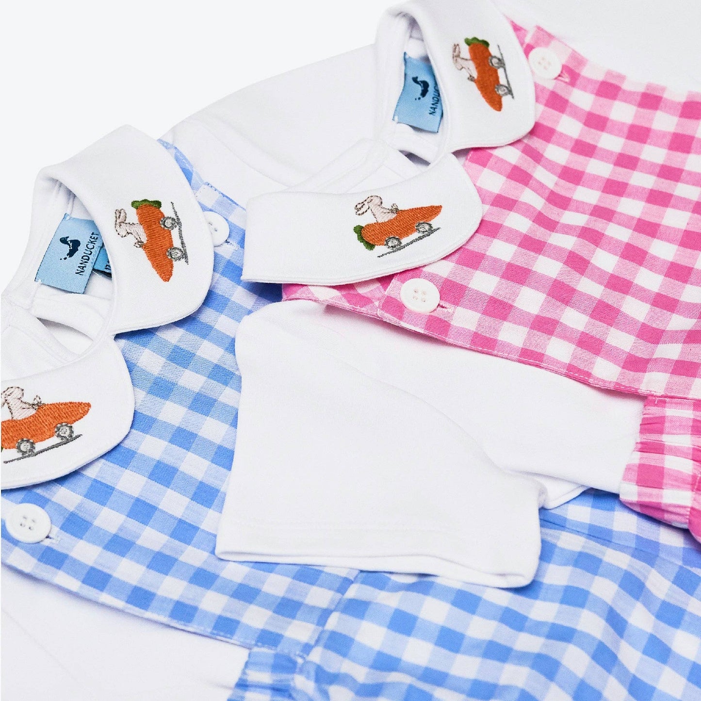 Brinkley Bubble in Cotton Candy Pink Gingham