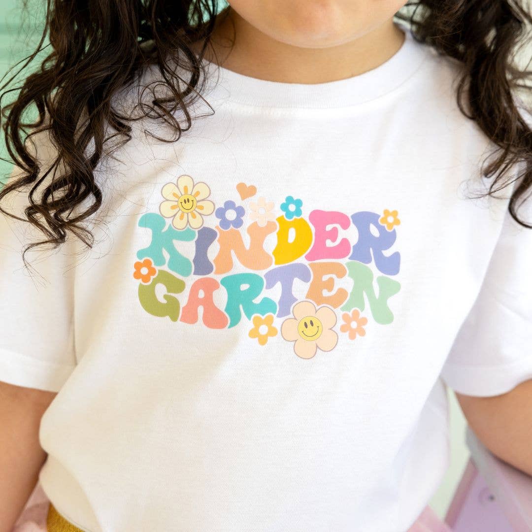 Kindergarten Retro Short Sleeve T-Shirt - Back To School