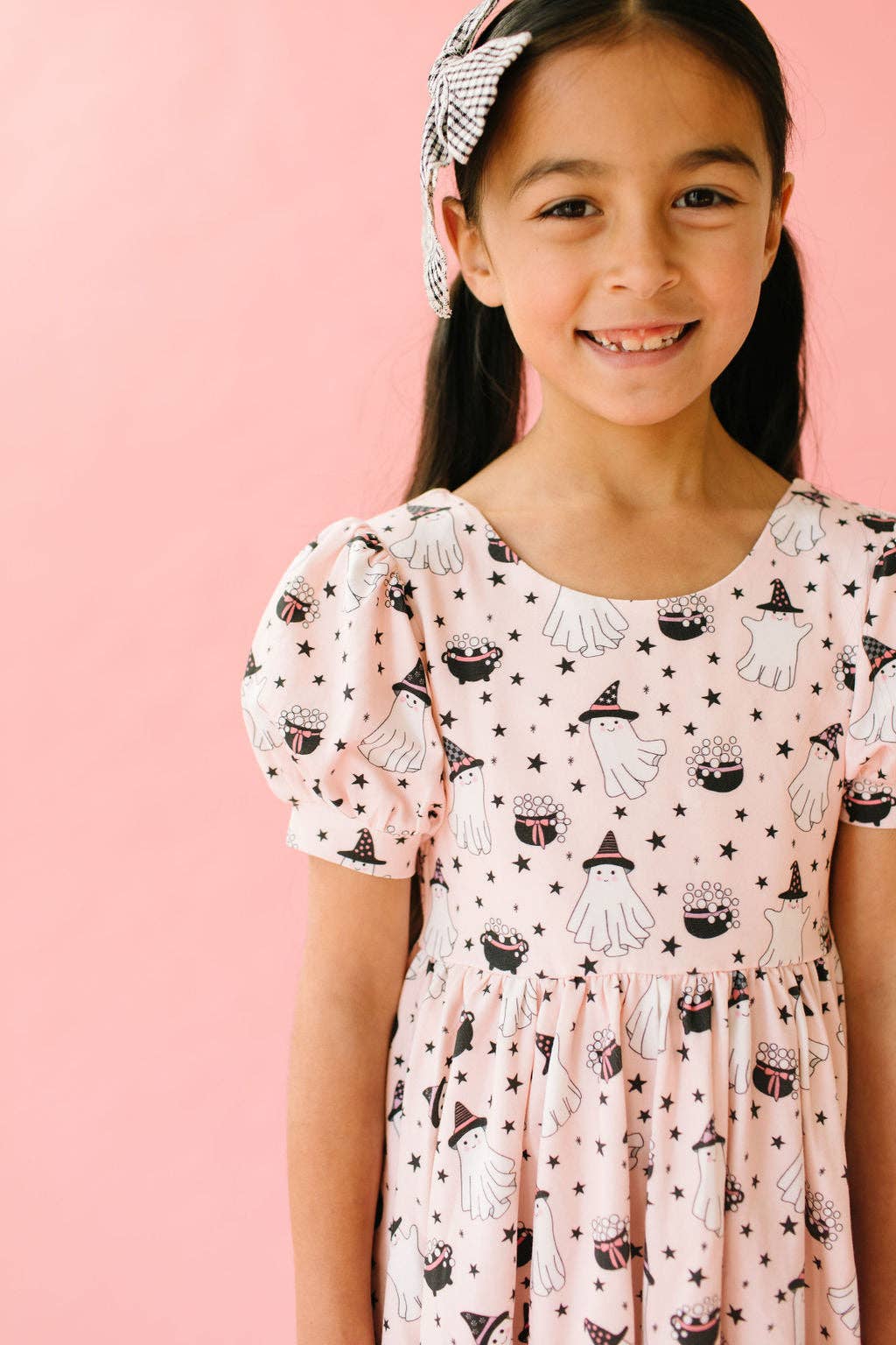 Puff Dress in Pink Cauldron Preorder
