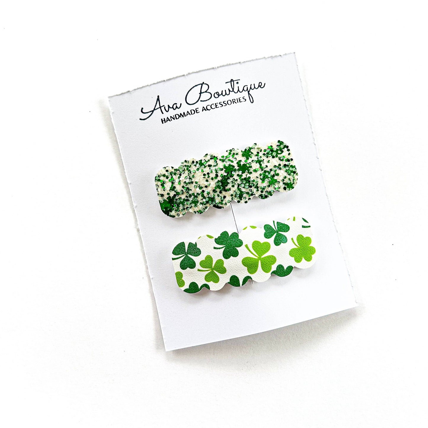 St. Patrick’s Day Snap Clip - Girls St. Patrick’s Day Hair