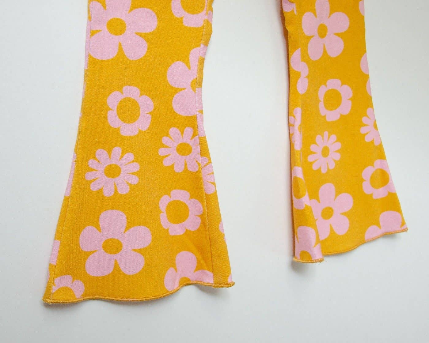 Printed Jersey Knit Bell Bottoms Two Groovy Birthday Outfit