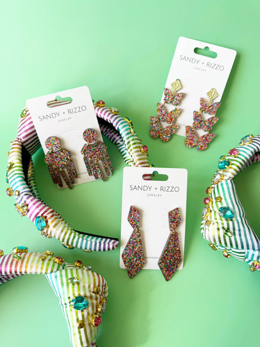 Rainbow Bejeweled Embellished Headband