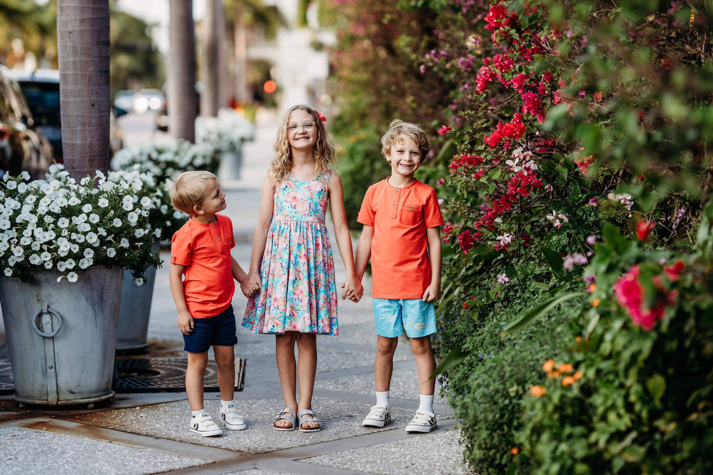 Boys Orange Short Sleeve Tee, sensory friendly, fall