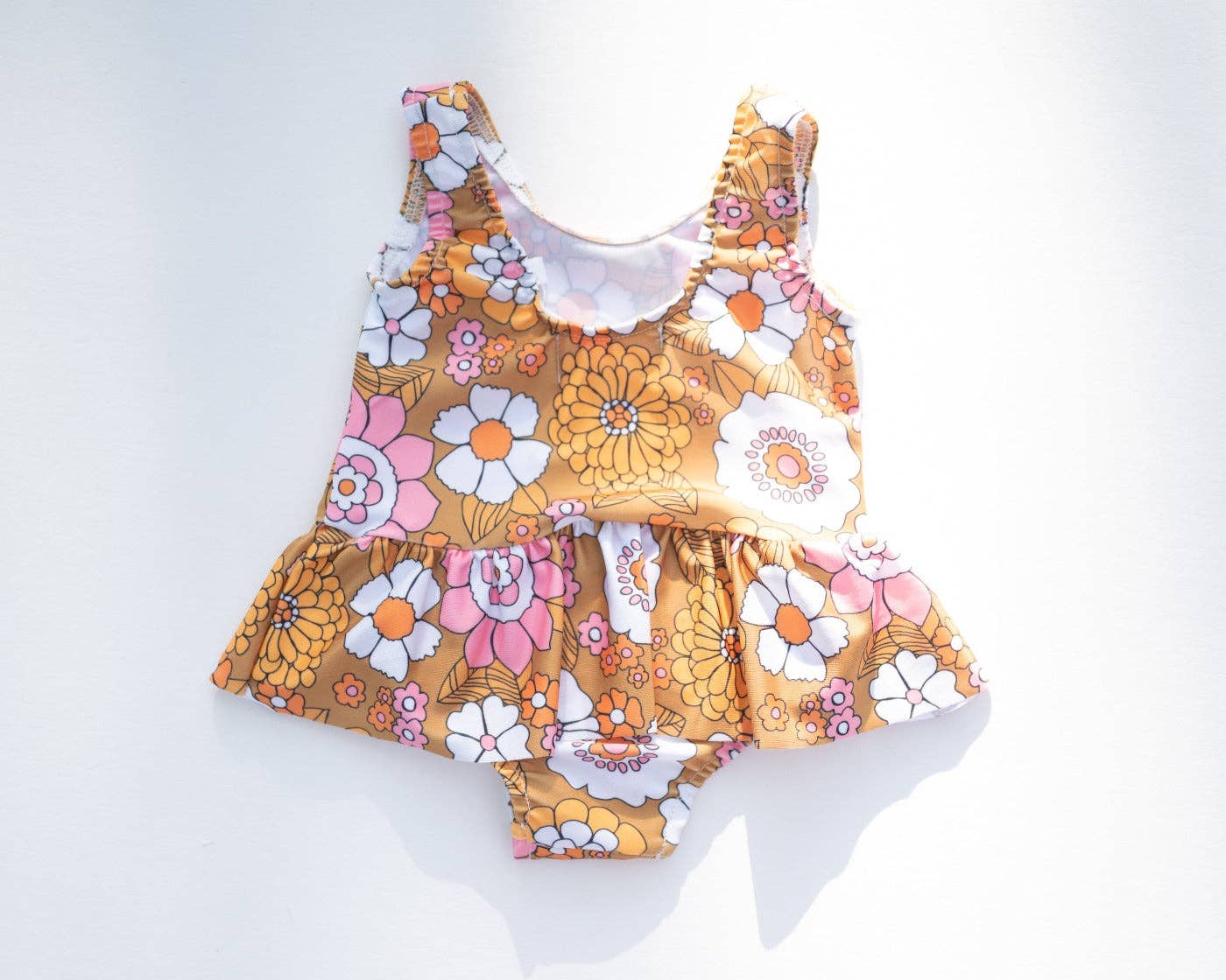 Boho Flower Power One Piece Swimsuit for Baby, Toddler and G