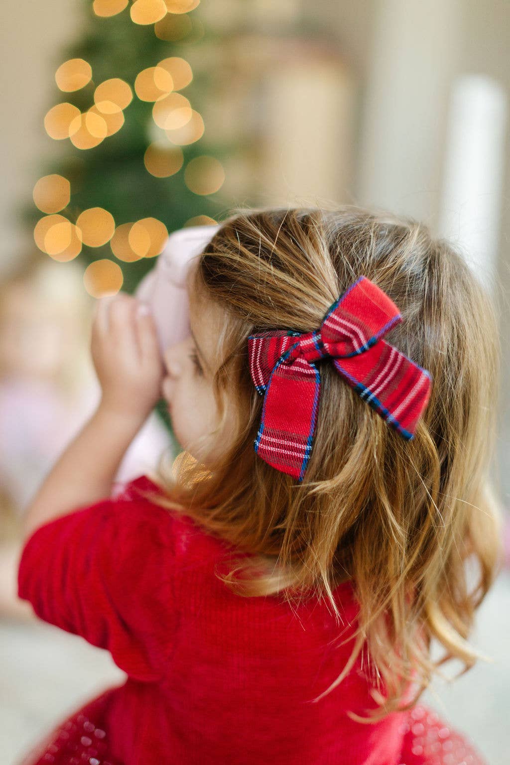 Plaid Hair Bow in Scottie Stewart