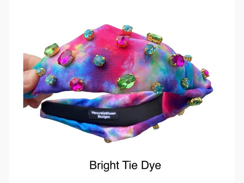 Bright Tie Dye Headband | Knot Headband
