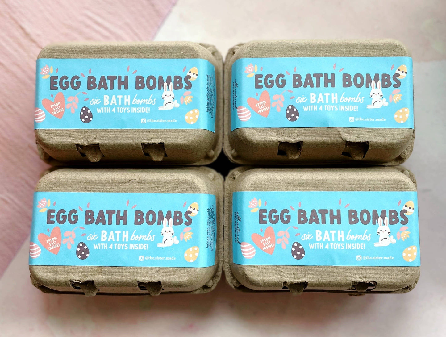 Easter Egg Bath Bomb 6 pack