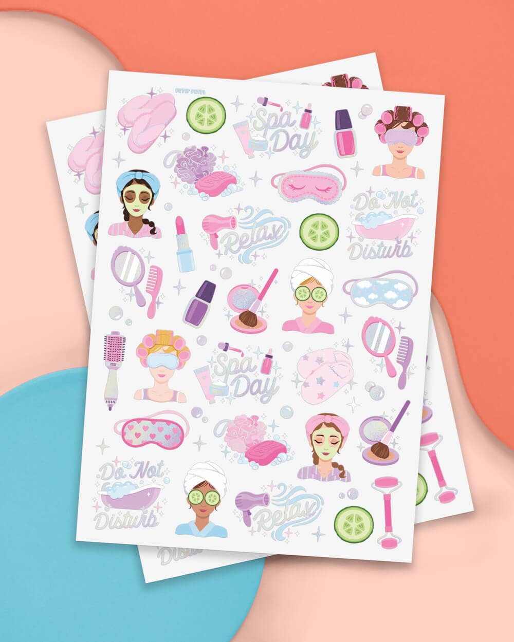 Spa Day Temporary Tattoos, Bday Gift, Goodie Bag