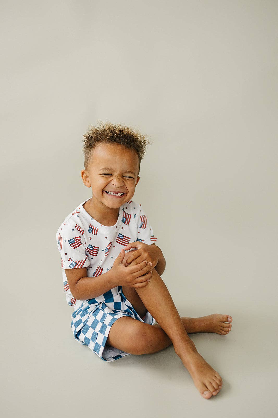 Fourth of July Cargo Shorts Set | Patriotic Vibes