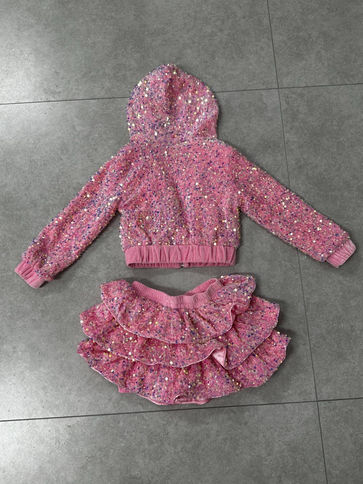Pink Sequin 2 Piece SetÂ