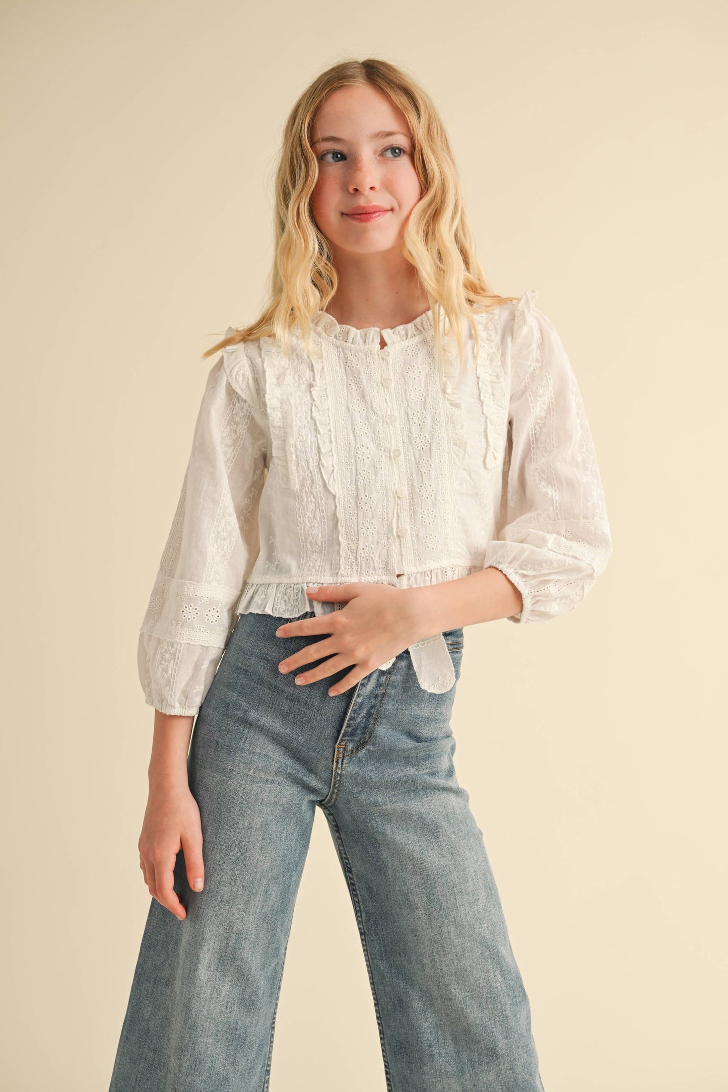 BUTTON DOWN BLOUSE