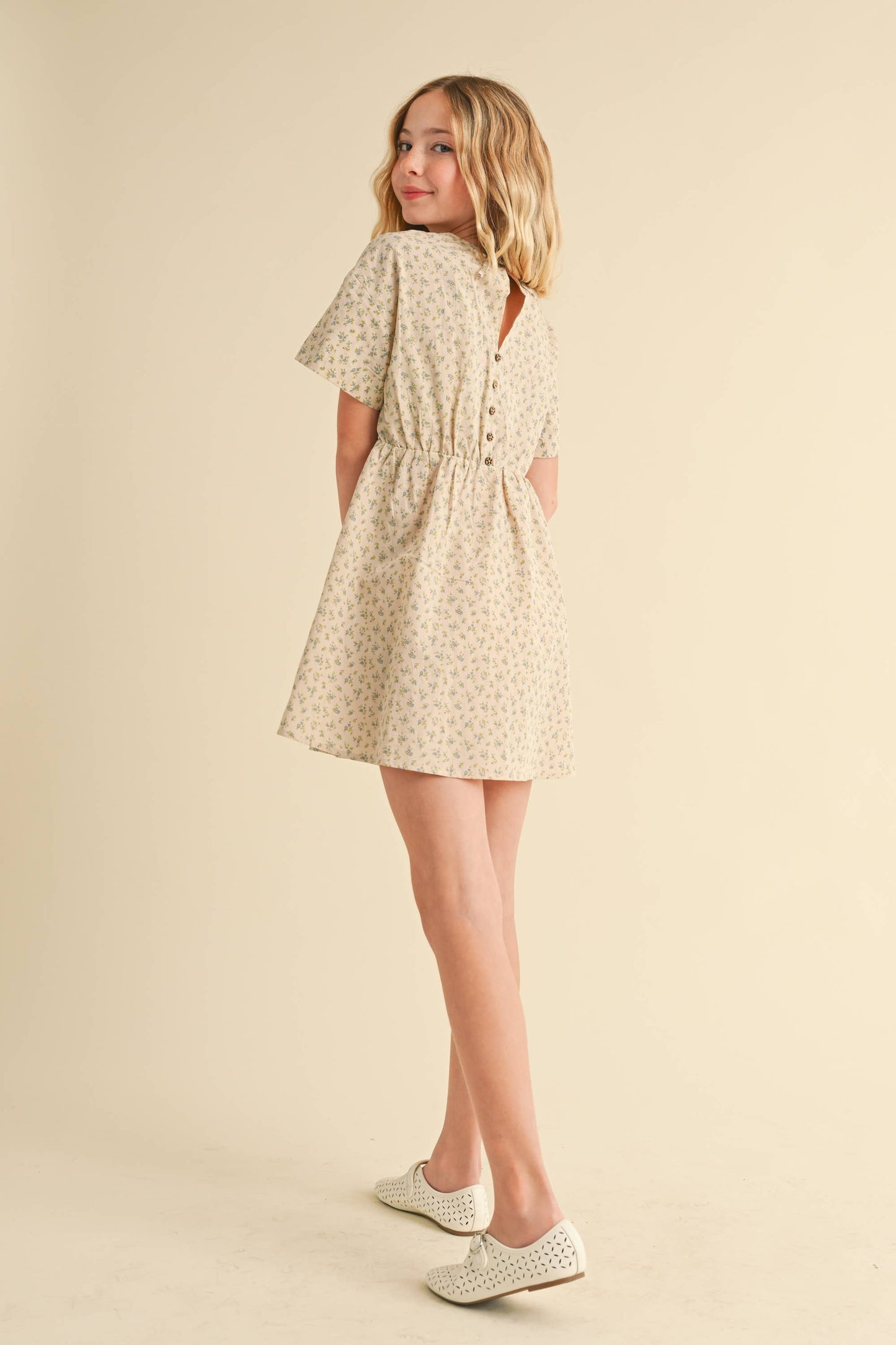 DROP SHOULDER DRESS