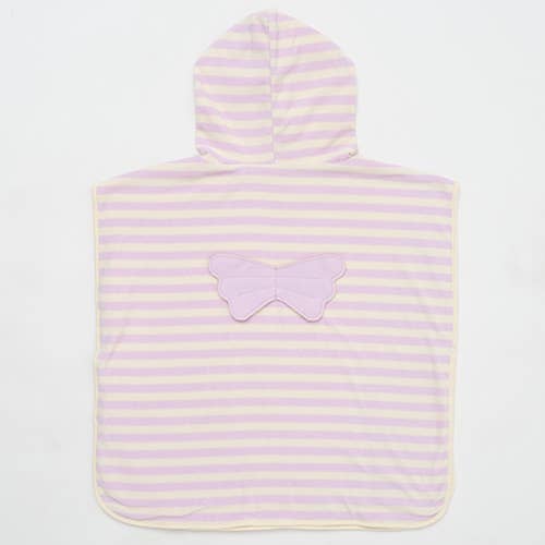 Kids Character Hooded Towel Princess Swan Soft Lilac