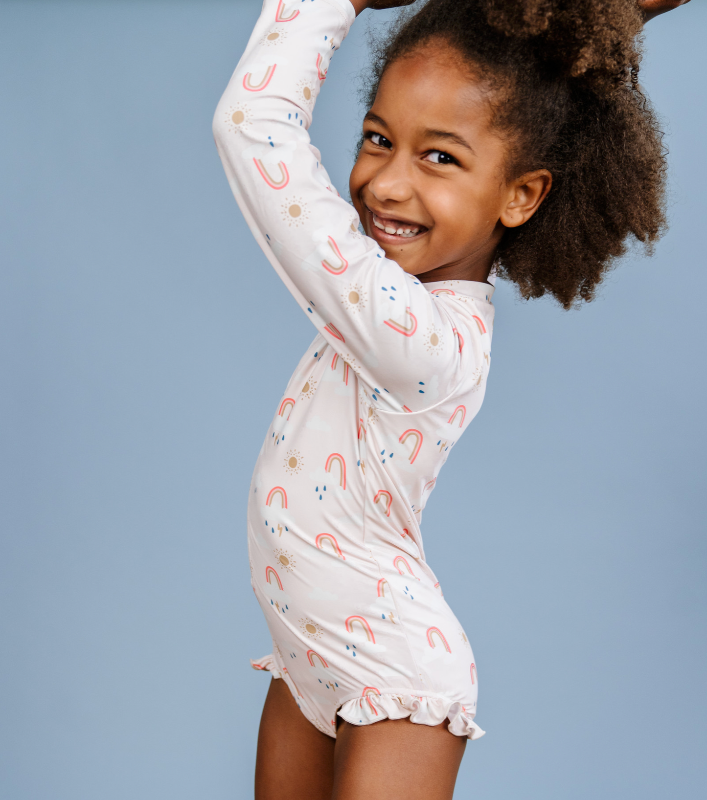 Kids and Baby Swimsuit Rash guard - She's Electric!