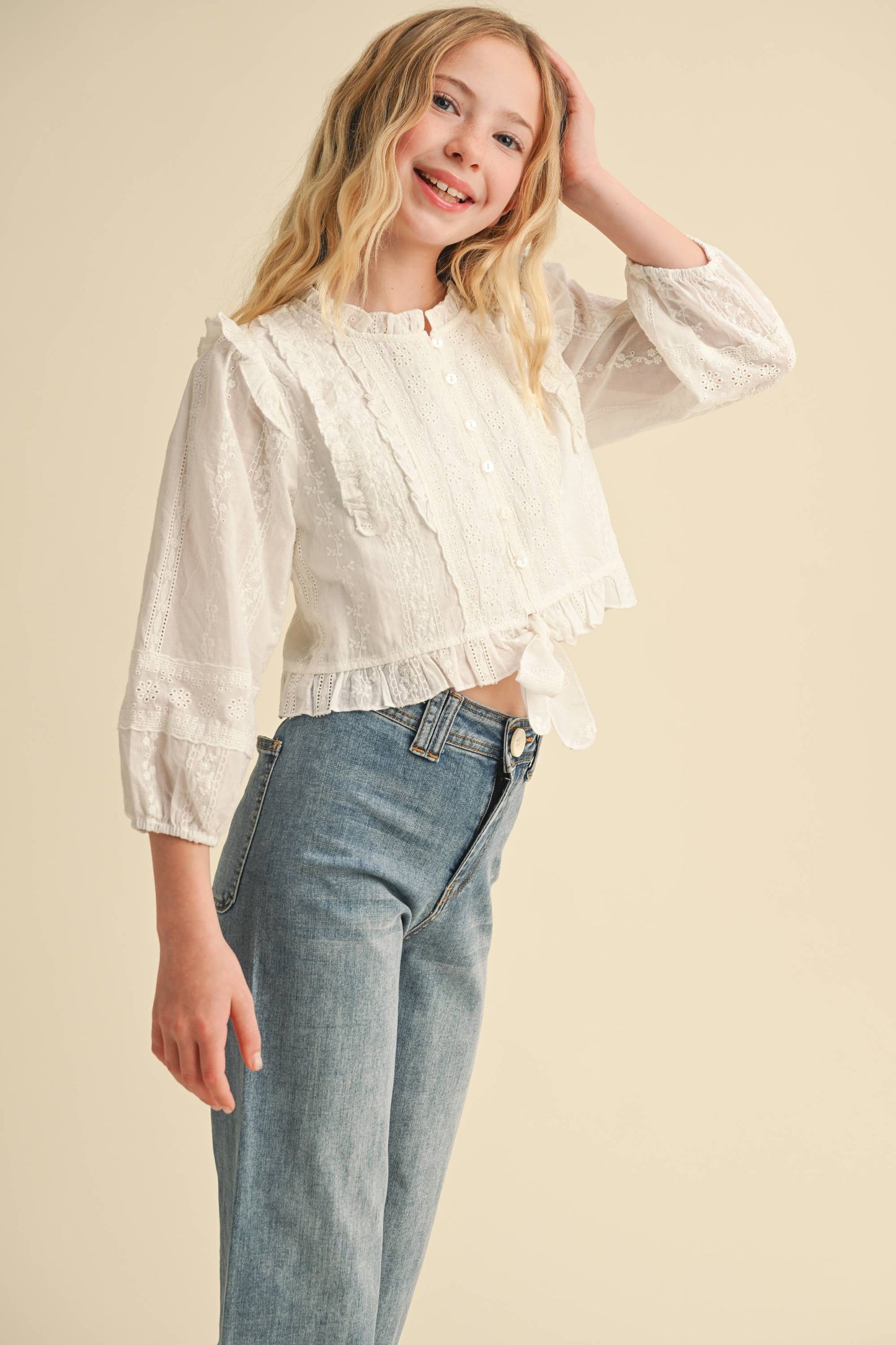 BUTTON DOWN BLOUSE