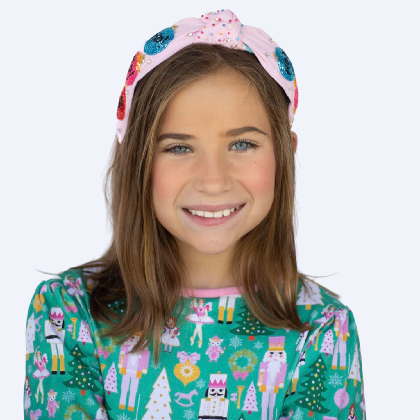 Ho Ho Merry Christmas Knotted Headband