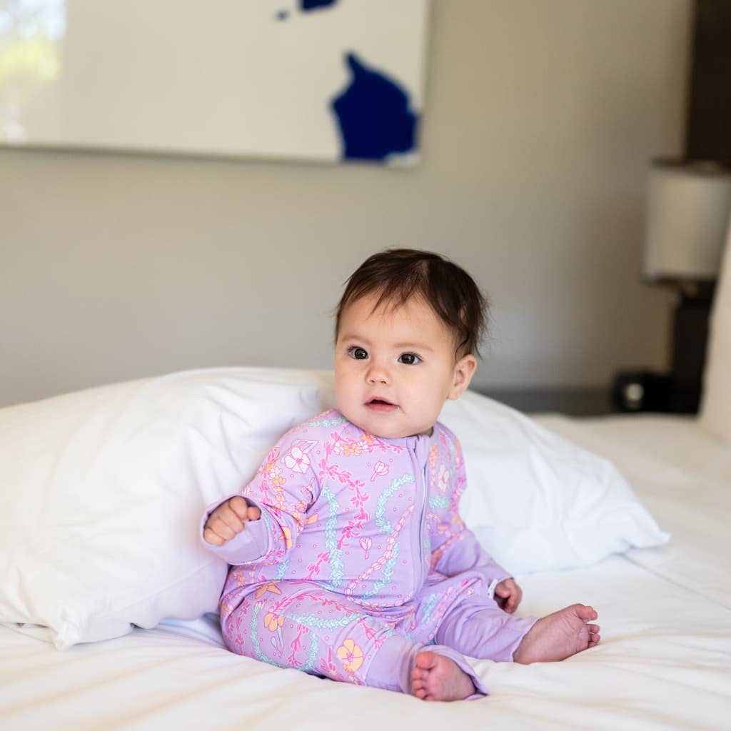 Lei Day Baby Bamboo Coverall