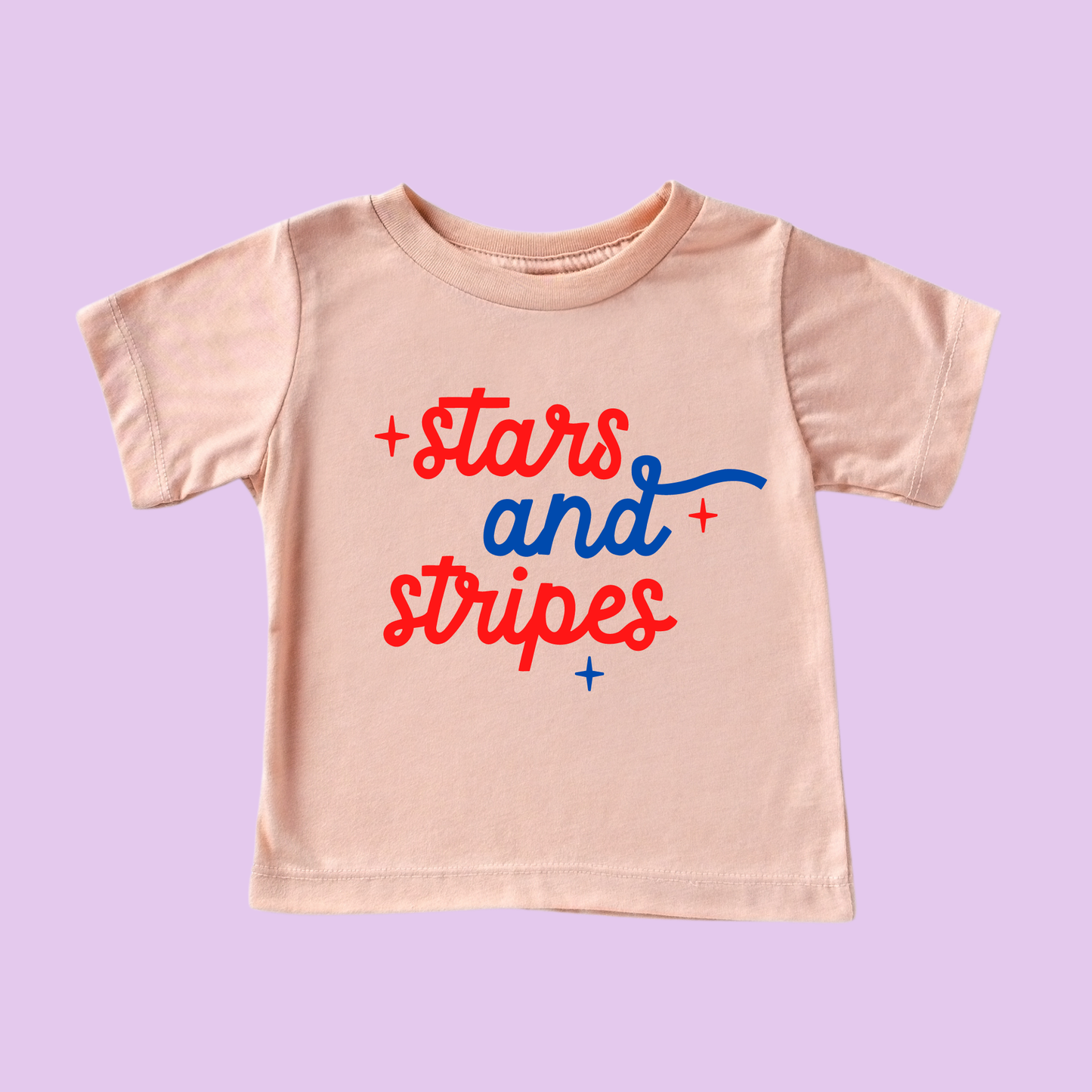 Stars and Stripes Toddler and Youth 4th of July Shirt