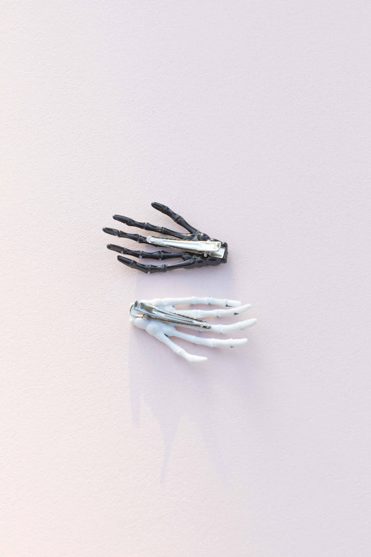 Halloween Skeleton Hand Clip Hair Claw