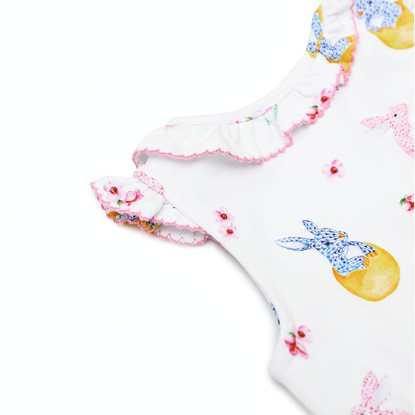 Brooke Bubble with Ruffle Sleeve in Easter Parade