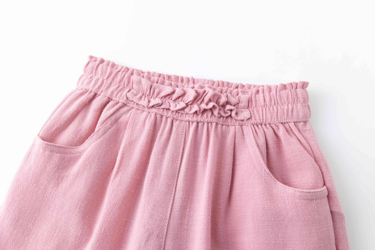 Pink wide pants for girls