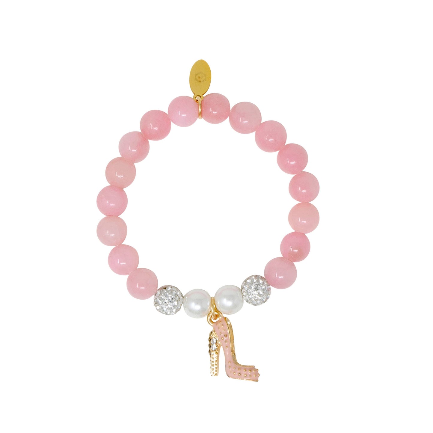 Fancy Pink Hearts Bracelet Tower