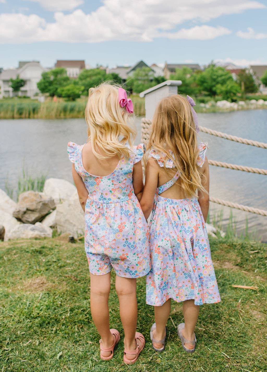 Rosita Dress in Butterfly Dream | girls twirl dress