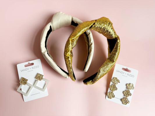 Cream and Gold Acrylic Kate