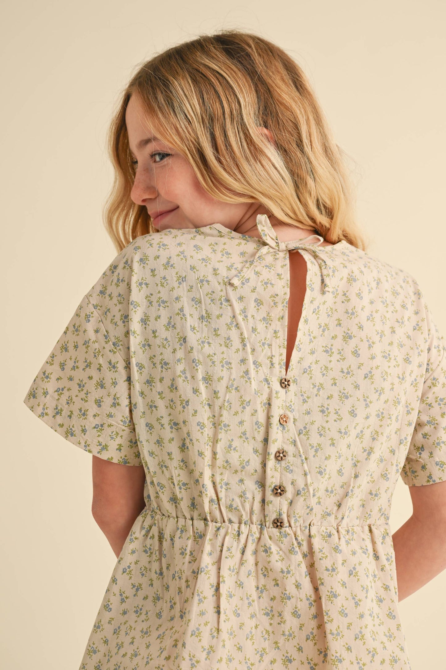 DROP SHOULDER DRESS