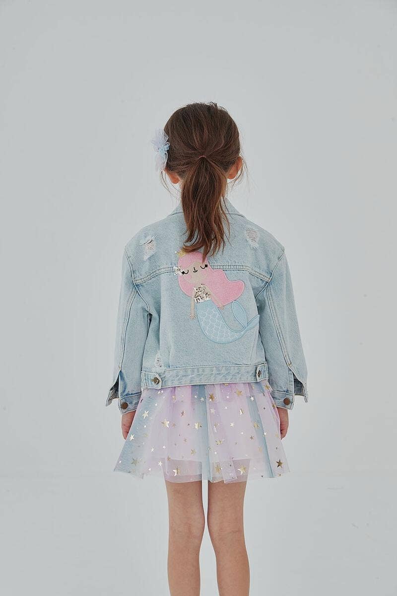 Patched Denim Jacket