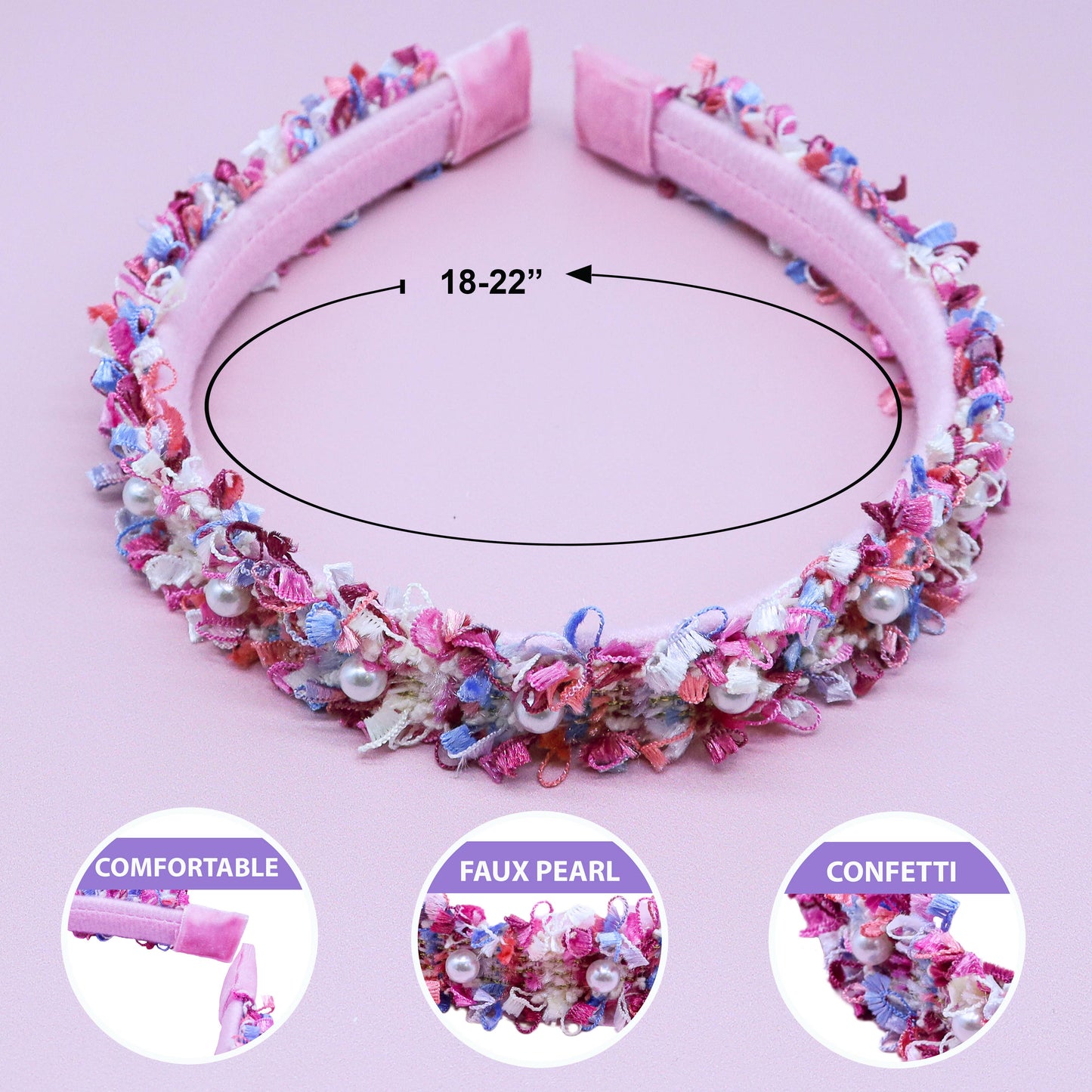 Confetti Pearl Headband