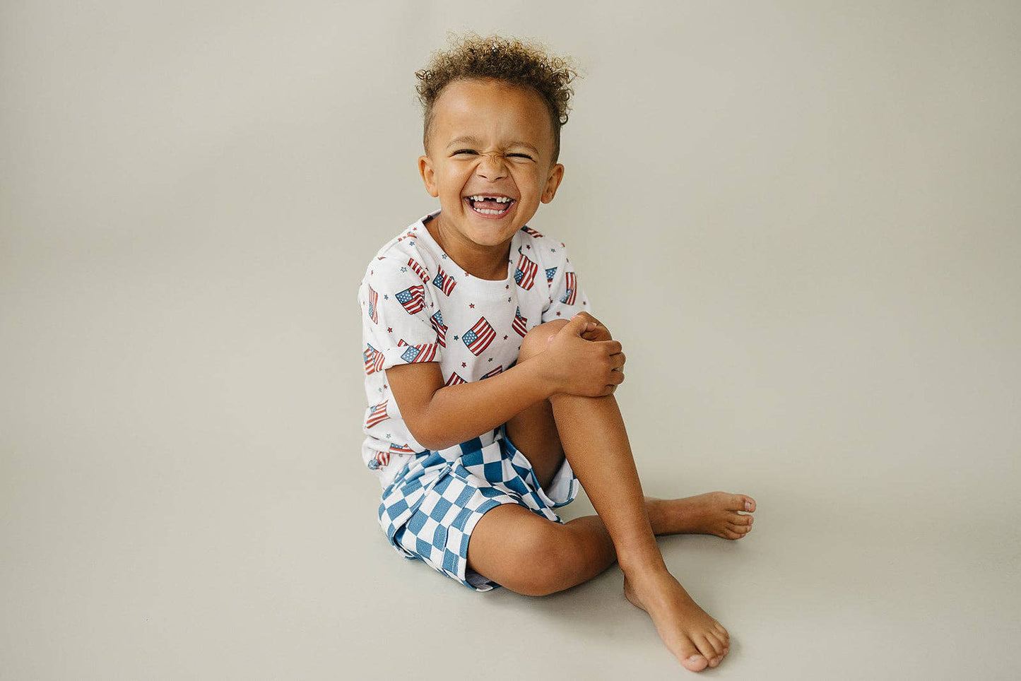 Fourth of July Cargo Shorts Set | Patriotic Vibes