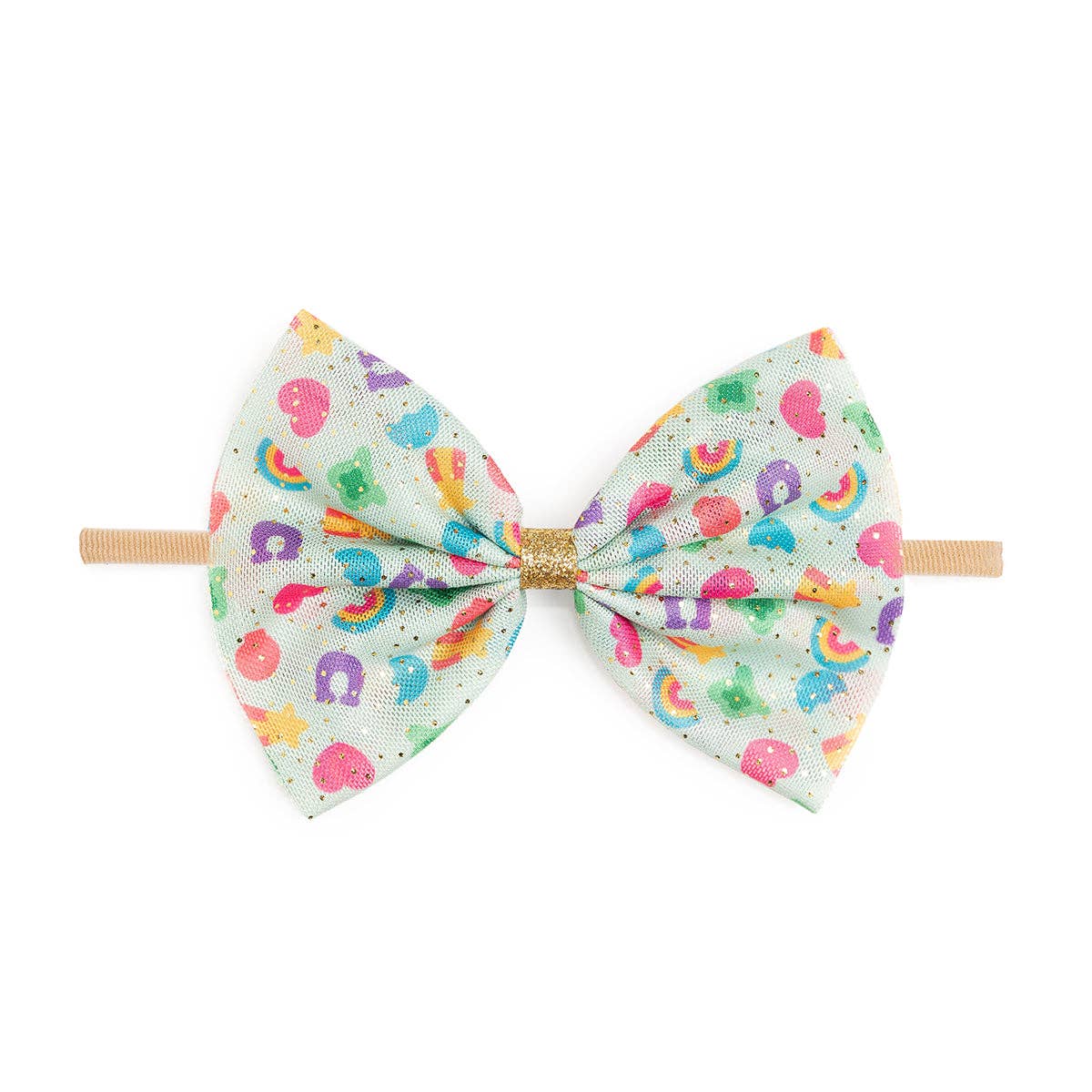Lucky Charm St. Patrick's Day Tulle Bow Baby Headband - Baby