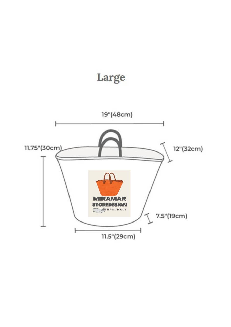 PomPom Straw Beach Bag, French Basket