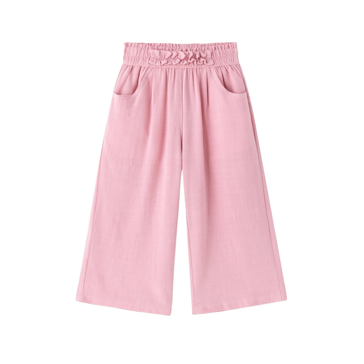 Pink wide pants for girls